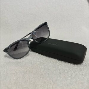 Liz Claiborne Sunglasses Turq Crystal with Dark Grey SF lenses